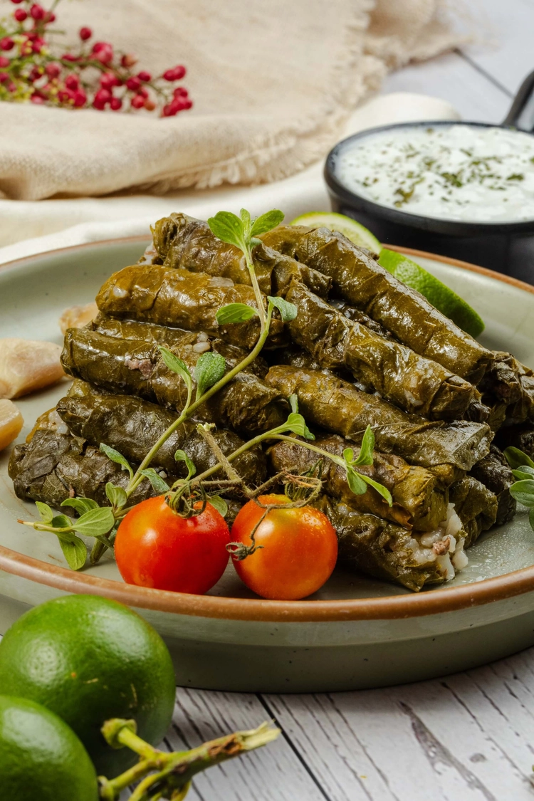 Delicious daily homemade Waraa enab lahme